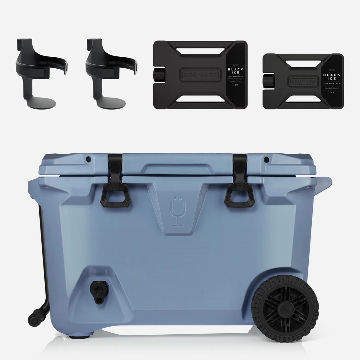 BrüTank 55-Quart Double Drink Holder Cooler Bundle